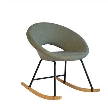 부드러운 직물 덮개 흔들 의자