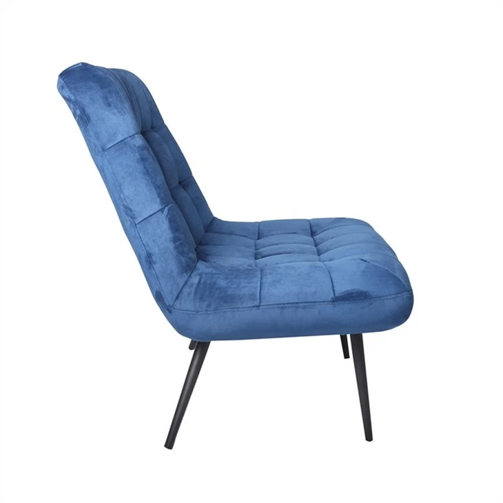 Comfortable  Velvet Cover Leisure Chair