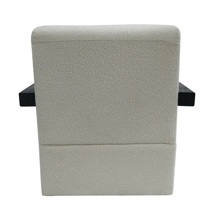 Wood Frame ArmChair | Modern Fabric Accent Chair ISLABELLE